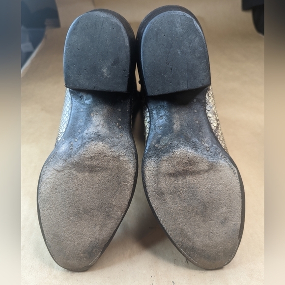 Panhandle Slim Boots men's sz 8D Exotic Genuine Golden Python Snake leather clas - Picture 11 of 13